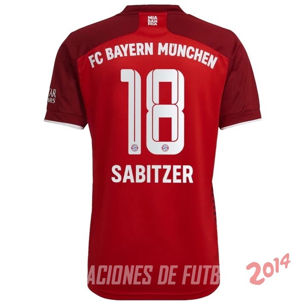 NO.18 Sabitzer De Camiseta Del Bayern Munich Primera 2021/2022