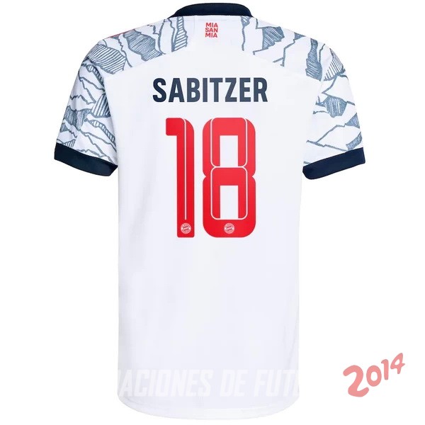 NO.18 Sabitzer De Camiseta Del Bayern Munich Tercera2021/2022