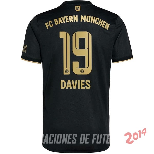 NO.19 Davies De Camiseta Del Bayern Munich Segunda 2021/2022