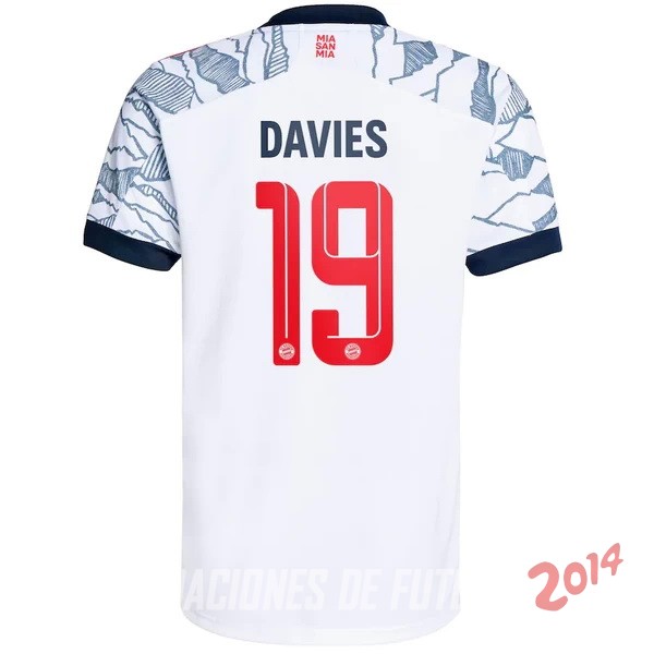 NO.19 Davies De Camiseta Del Bayern Munich Tercera 2021/2022