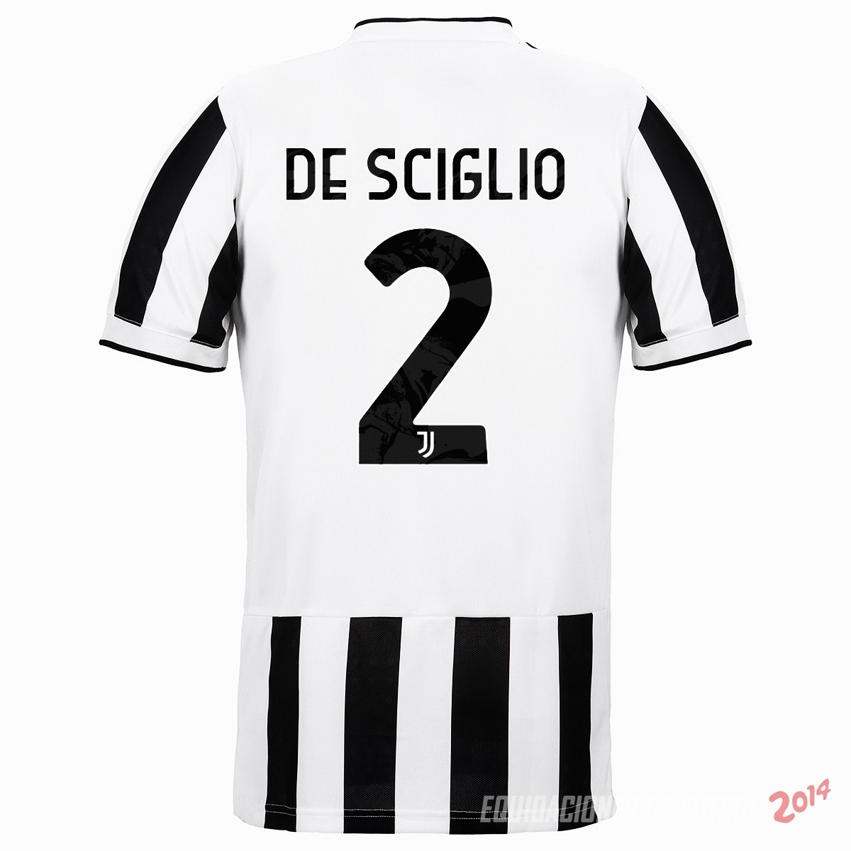 NO.2 De Sciglio de Camiseta Del Juventus Primera Equipacion 2021/2022