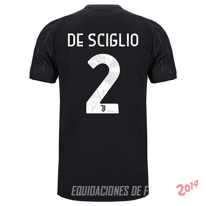 NO.2 De Sciglio de Camiseta Del Juventus Segunda Equipacion 2021/2022
