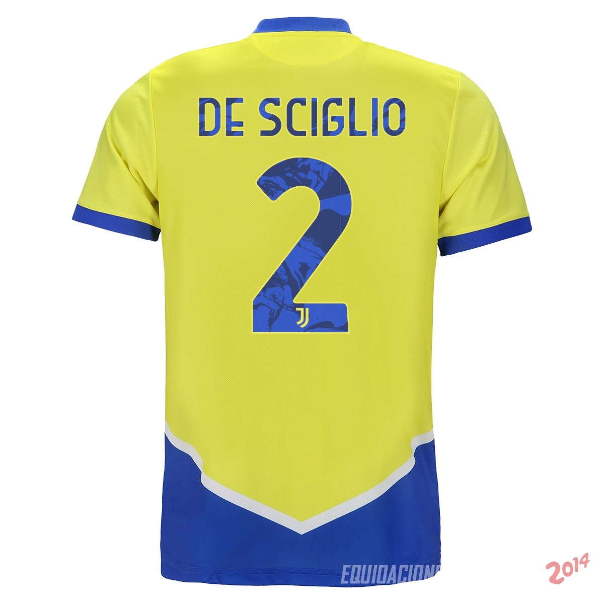 NO.2 De Sciglio de Camiseta Del Juventus Tercera Equipacion 2021/2022