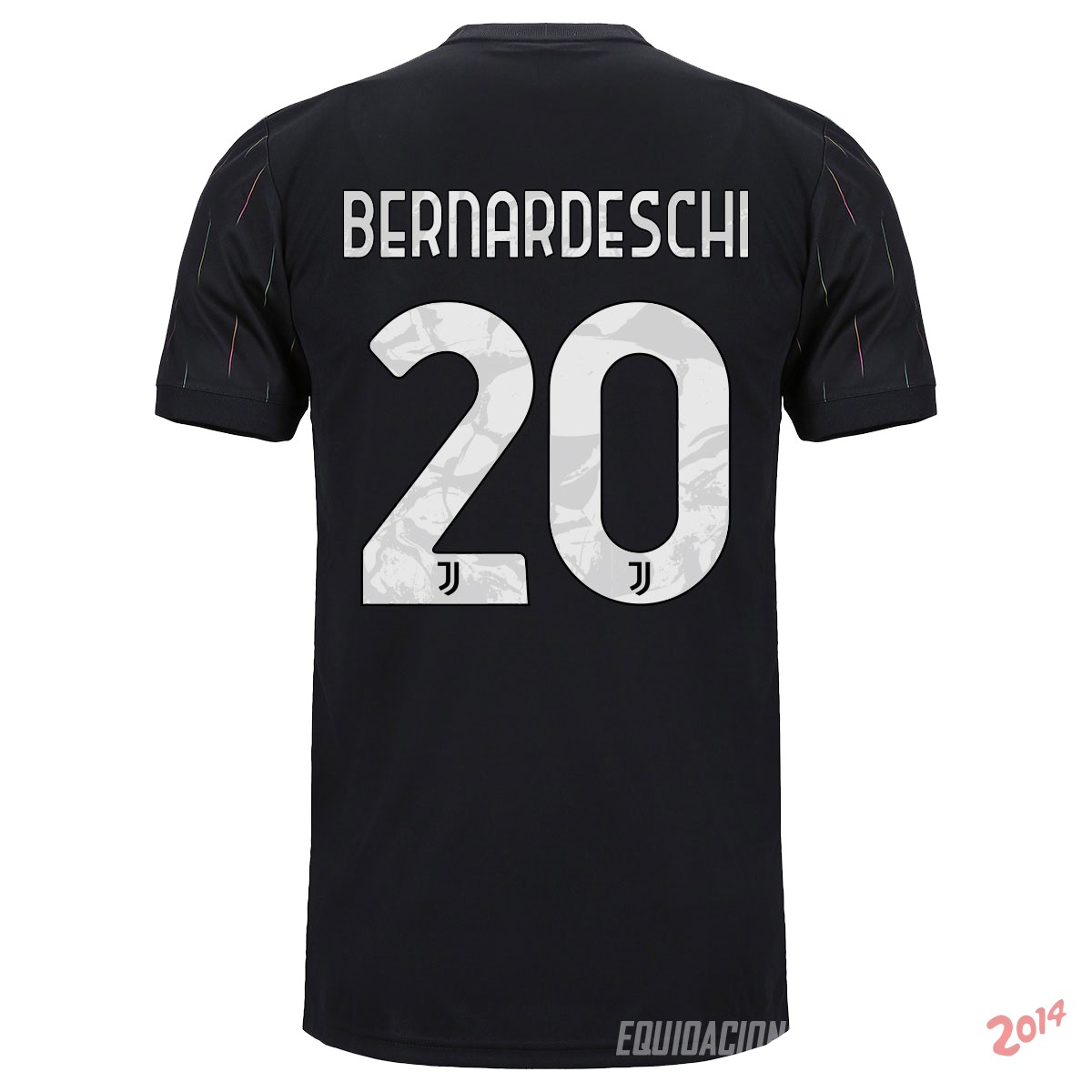 NO.20 Bernardeschi de Camiseta Del Juventus Segunda Equipacion 2021/2022