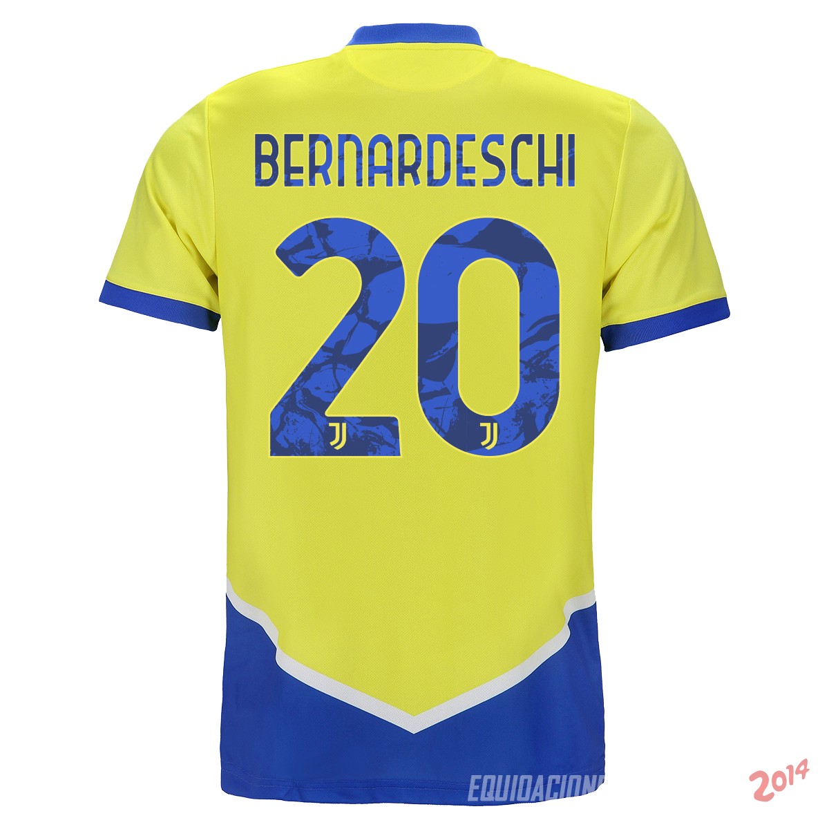 NO.20 Bernardeschi de Camiseta Del Juventus Tercera Equipacion 2021/2022
