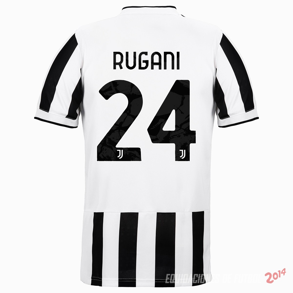 NO.24 Rugani de Camiseta Del Juventus Primera Equipacion 2021/2022
