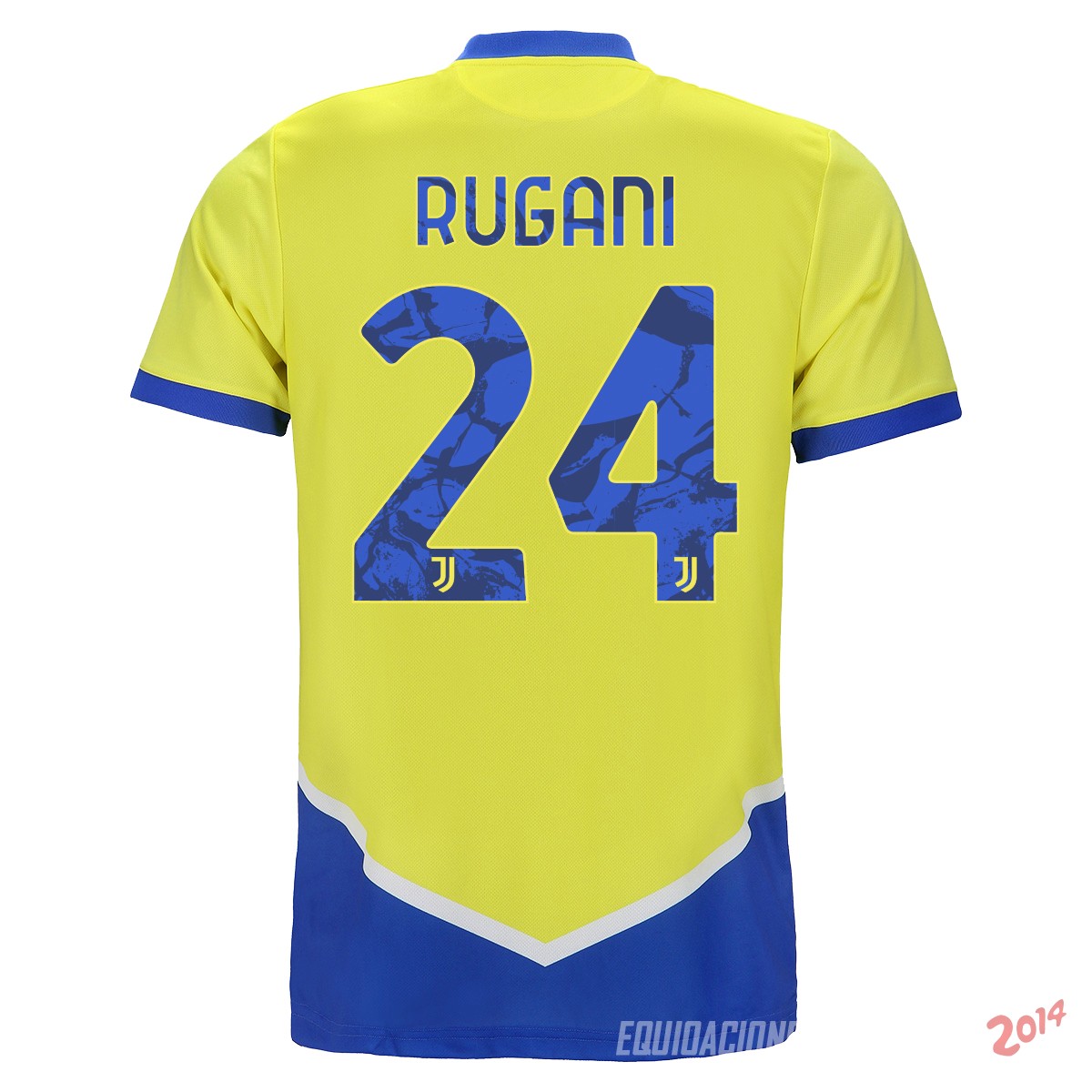 NO.24 Rugani de Camiseta Del Juventus Tercera Equipacion 2021/2022