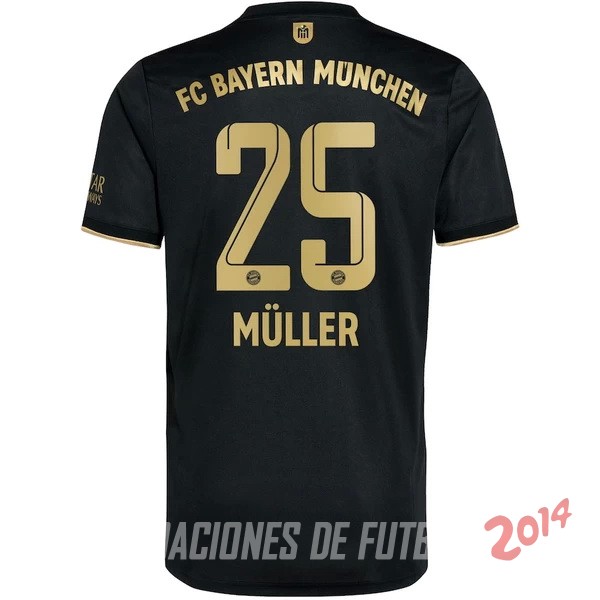 NO.25 Muller De Camiseta Del Bayern Munich Segunda 2021/2022