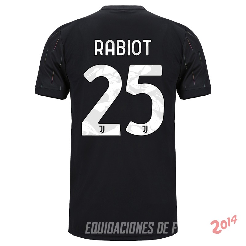 NO.25 Rabiot de Camiseta Del Juventus Segunda Equipacion 2021/2022