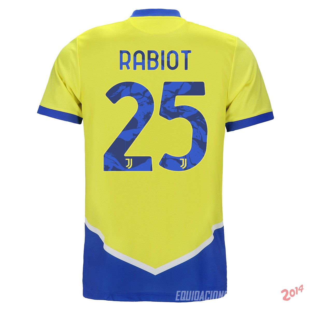 NO.25 Rabiot de Camiseta Del Juventus Tercera Equipacion 2021/2022