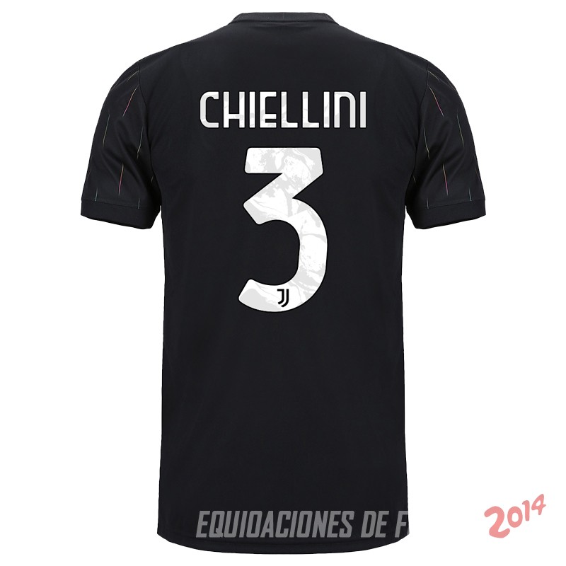 NO.3 Chiellini de Camiseta Del Juventus Segunda Equipacion 2021/2022