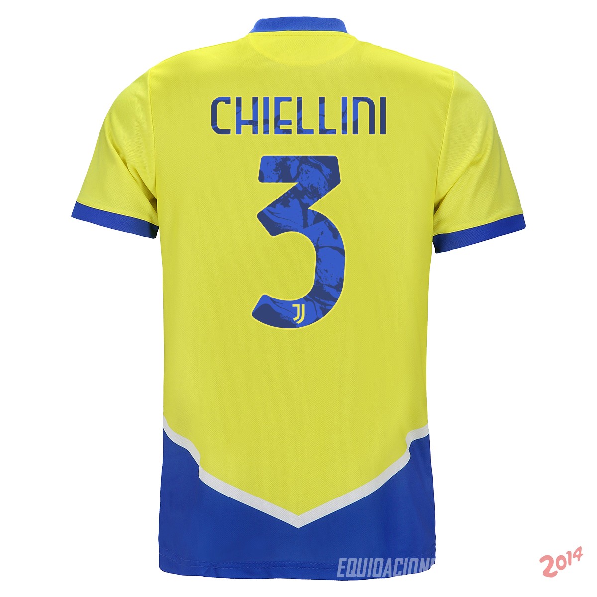 NO.3 Chiellini de Camiseta Del Juventus Tercera Equipacion 2021/2022