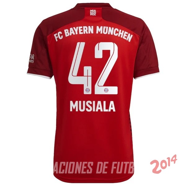 NO.42 Musiala De Camiseta Del Bayern Munich Primera 2021/2022