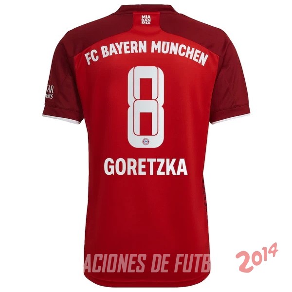 NO.8 Goretzka De Camiseta Del Bayern Munich Primera 2021/2022