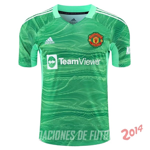 Camiseta Del Manchester United Portero 2021/2022 Verde