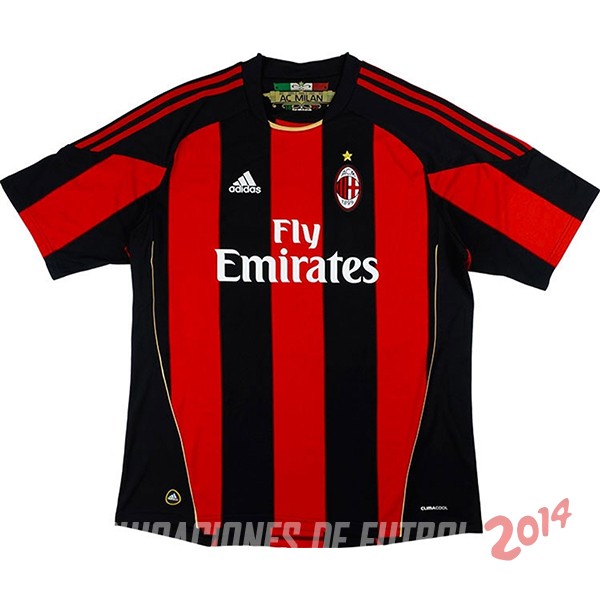 Retro Camiseta De AC Milan de la Seleccion Primera 2010/2011
