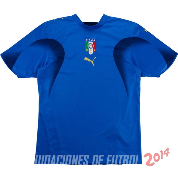 Retro Camiseta De Italia de la Seleccion Primera 2006