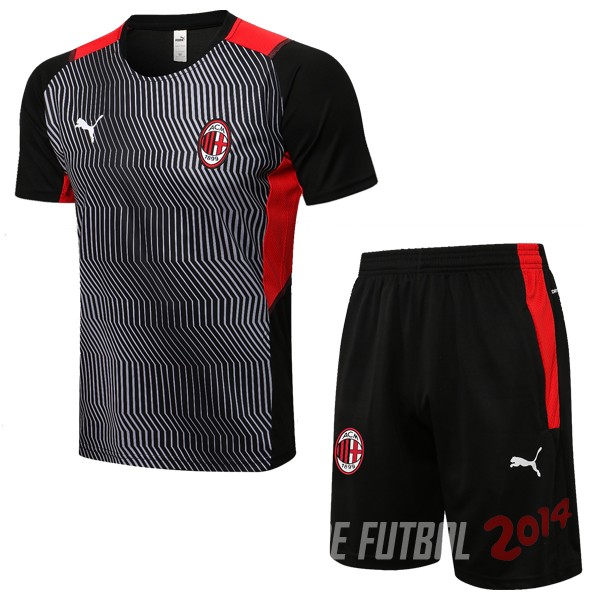 Entrenamiento AC Milan Conjunto Completo 2021/2022 I Negro Rojo