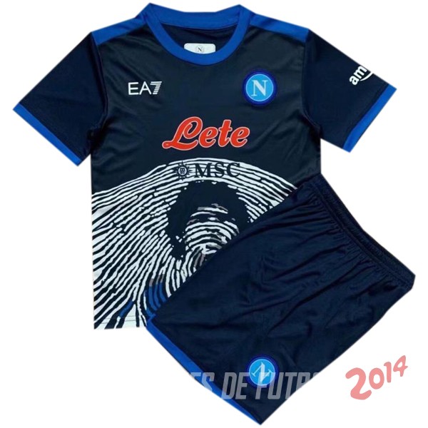 Camiseta Del Conjunto Completo Napoli Nino Especial 2021/2022 Azul
