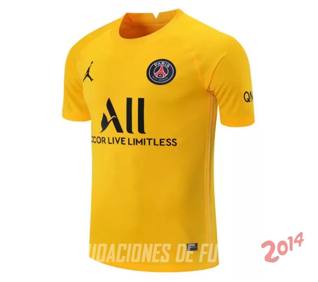Camiseta Del Paris Saint Germain Portero 2021/2022 Amarillo