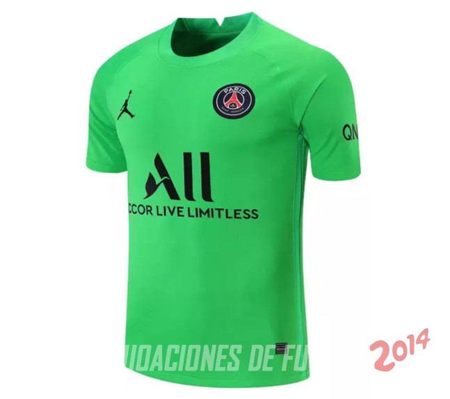 Camiseta Del Paris Saint Germain Portero 2021/2022 Verde