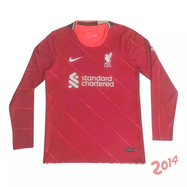 Camiseta Del Liverpool Manga Larga Primera Equipacion 2021/2022