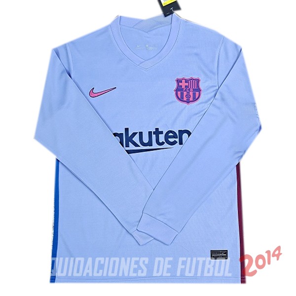 Camiseta Del Barcelona Manga Larga Segunda 2021/2022