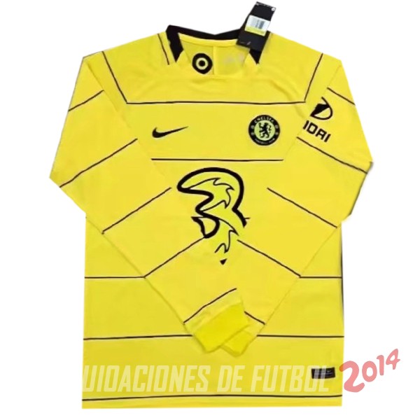 Camiseta Del Chelsea Manga Larga Segunda 2021/2022