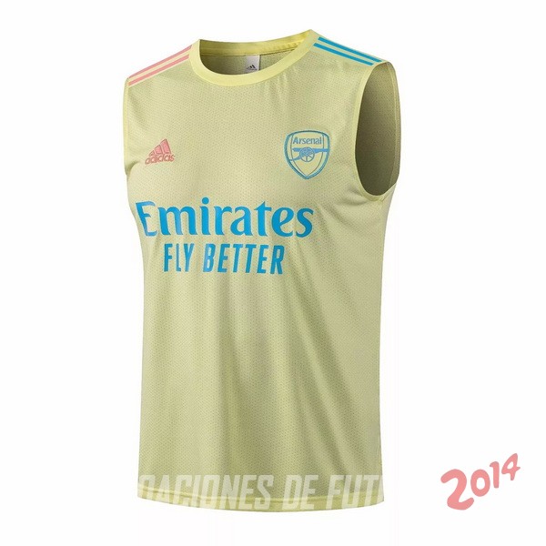 Camiseta Sin Mangas Arsenal 2021/2022 Amarillo