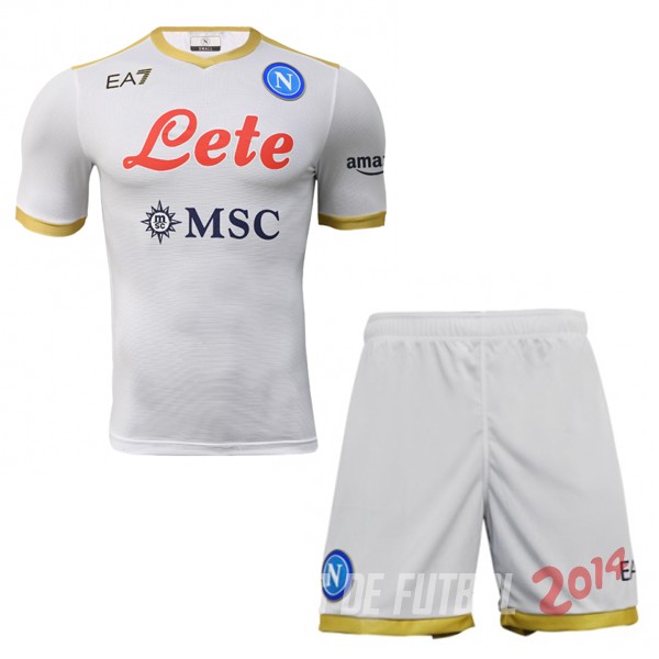 Camiseta Del Conjunto Completo Napoli Nino Primera 2021/2022