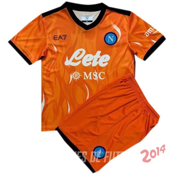 Camiseta Del Conjunto Completo Napoli Nino Tercera 2021/2022