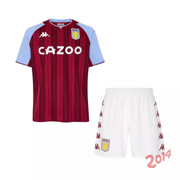 Camiseta Del Conjunto Completo Hombre Aston Villa Primera Equipacion 2021/2022