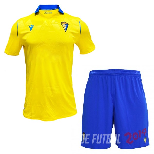 Camiseta Del Cadiz Conjunto Completo Nino Primera 2021/2022