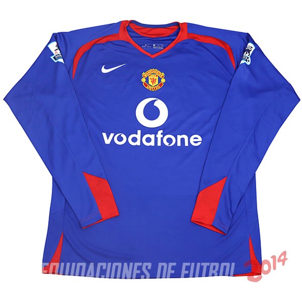 Retro Camiseta De Manchester United de la Seleccion Segunda Manga Larga 2005/2006