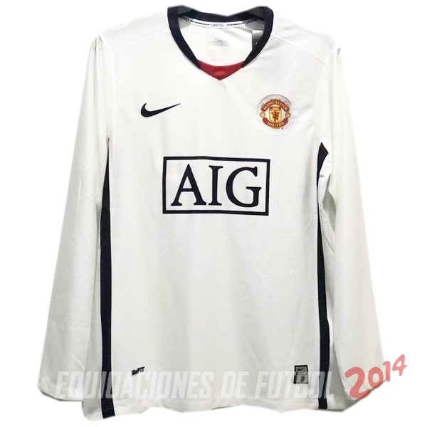 Retro Camiseta De Manchester United de la Seleccion Segunda Manga Larga 2008/2009