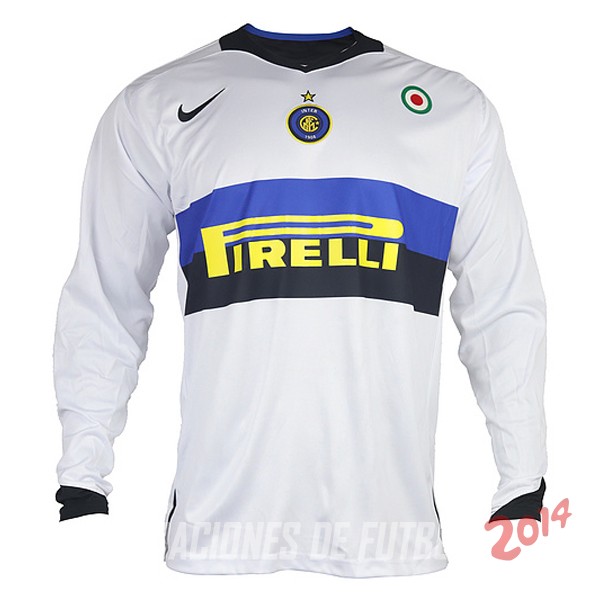 Retro Camiseta De Inter Milán de la Seleccion Segunda Manga Larga 2005/2006