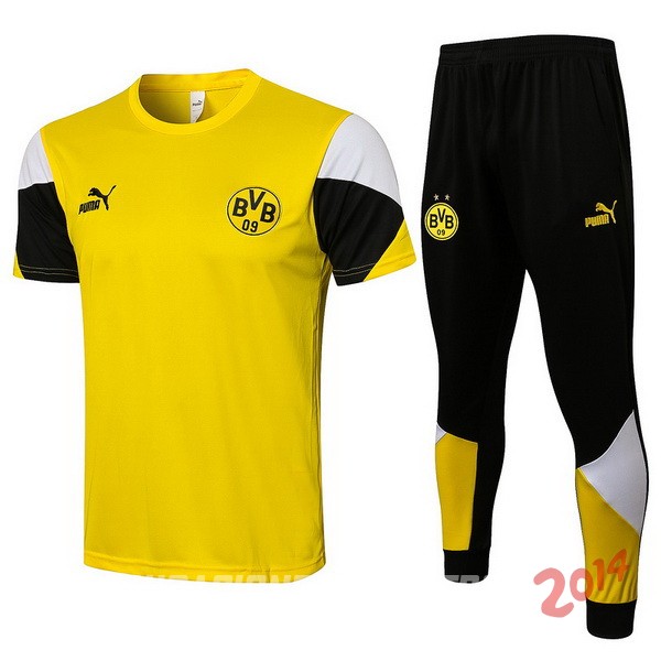 Entrenamiento Borussia Dortmund Conjunto Completo 2021/2022 Amarillo Negro Blanco