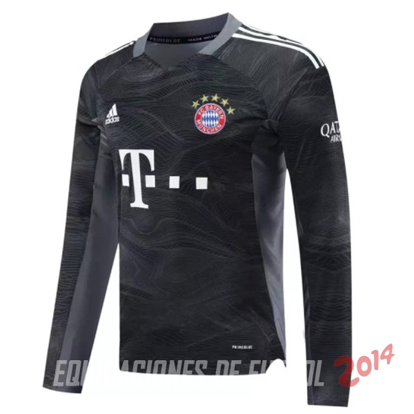 Camiseta Del Bayern Múnich Manga Larga Portero 2021/2022 Negro