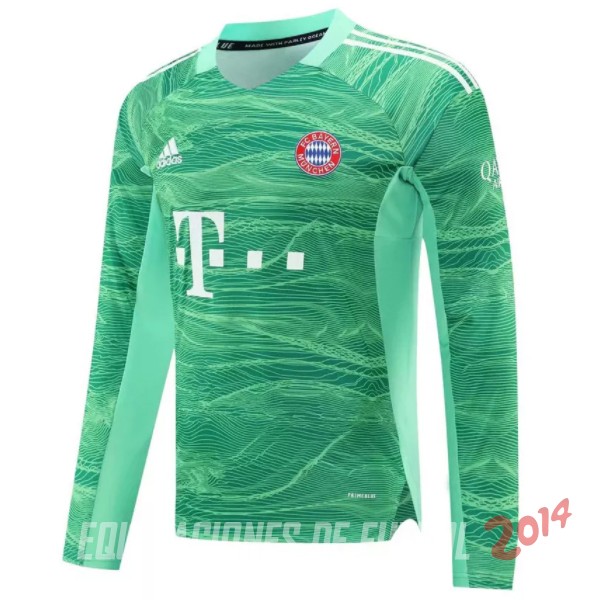 Camiseta Del Bayern Múnich Manga Larga Portero 2021/2022 Verde