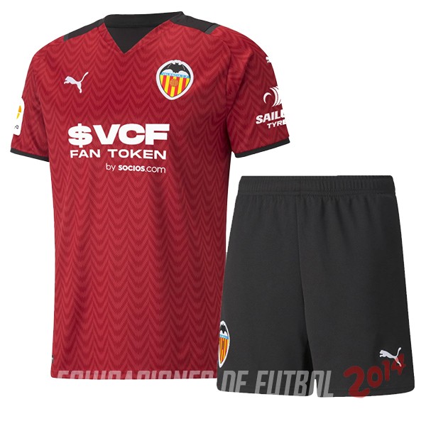 Camiseta Del Conjunto Completo Hombre Valencia Segunda 2021/2022