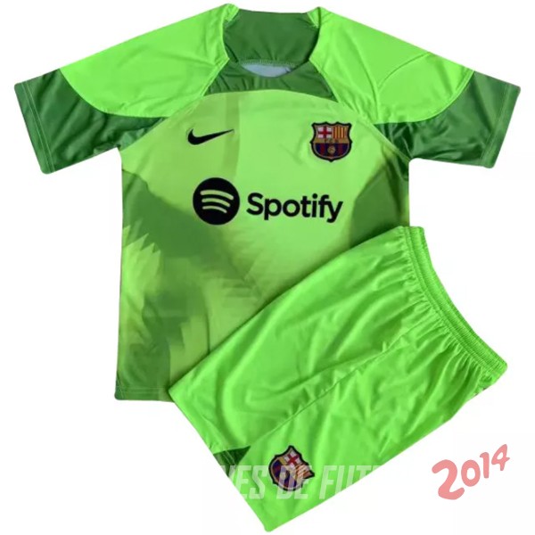 Camiseta Del Conjunto Completo Hombre FC Barcelona Portero 2022/2023 Verde