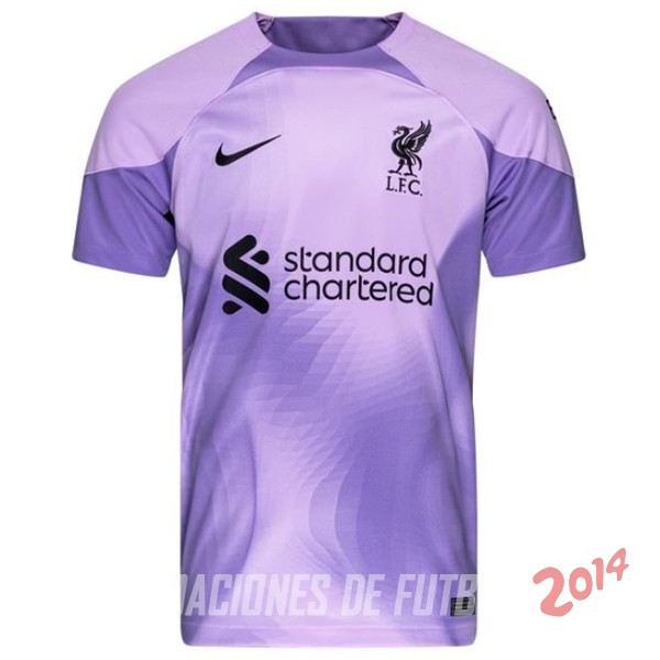 Tailandia Camiseta Del Liverpool Portero 2022/2023 Purpura