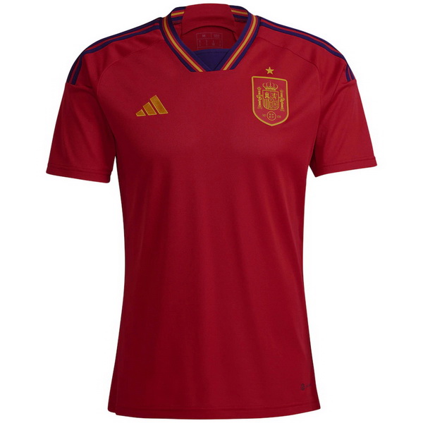 Camiseta De España de la Seleccion Primera Copa del mundo 2022