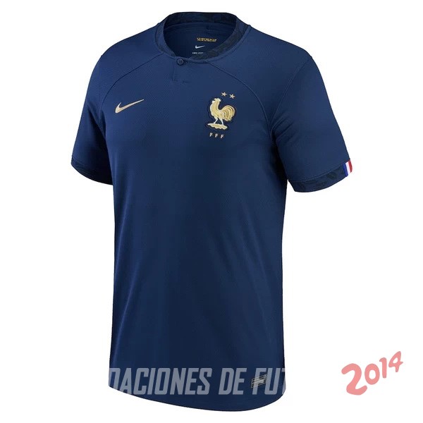 Camiseta De Francia de la Seleccion Primera Copa del mundo 2022