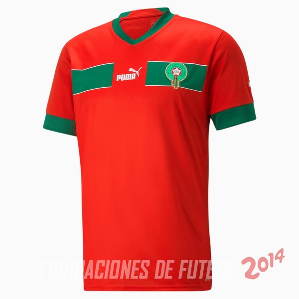 Camiseta De Marruecos de la Seleccion Primera Copa del mundo 2022