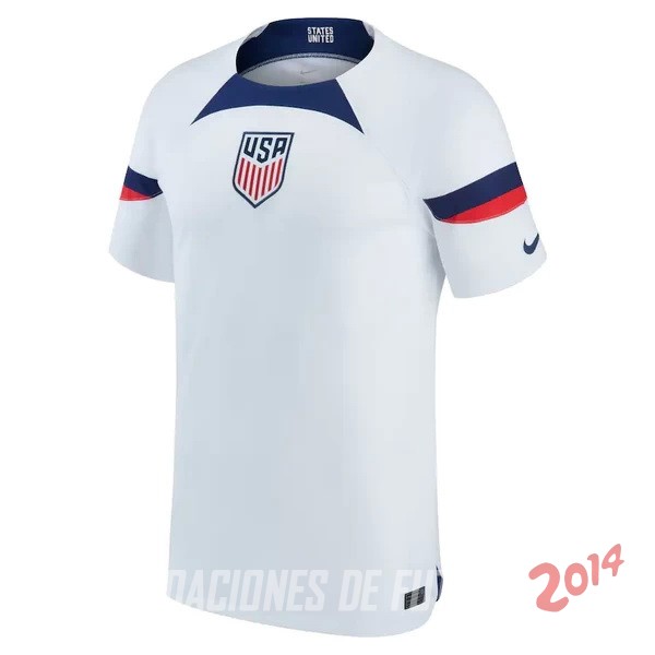 Tailandia Camiseta De Estados Unidos de la Seleccion Primera Copa del Mundo 2022