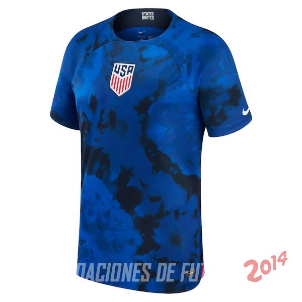 Tailandia Camiseta De Estados Unidos de la Seleccion Seconda Copa del Mundo 2022
