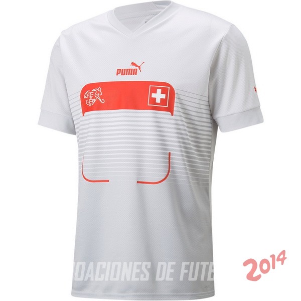 Tailandia Camiseta De Suiza de la Seleccion Seconda Copa del mundo 2022