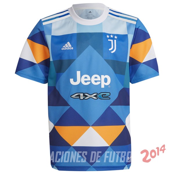 Camiseta Del Camiseta Juventus Cuarta 2021/2022 Azul