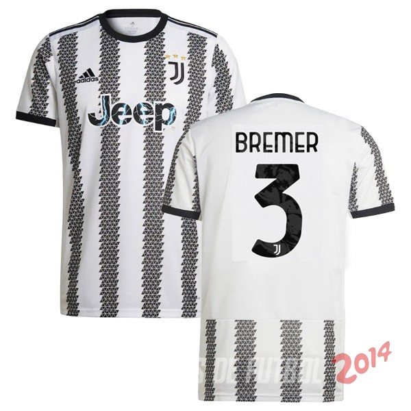 NO.3 Bremer de Camiseta Del Juventus Primera Equipacion 2022/2023